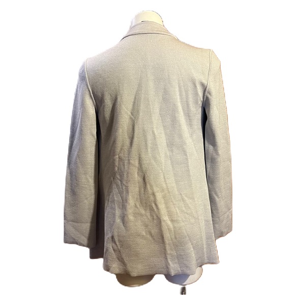 St. John gray knit waterfall drape cardigan - Picture 2 of 8